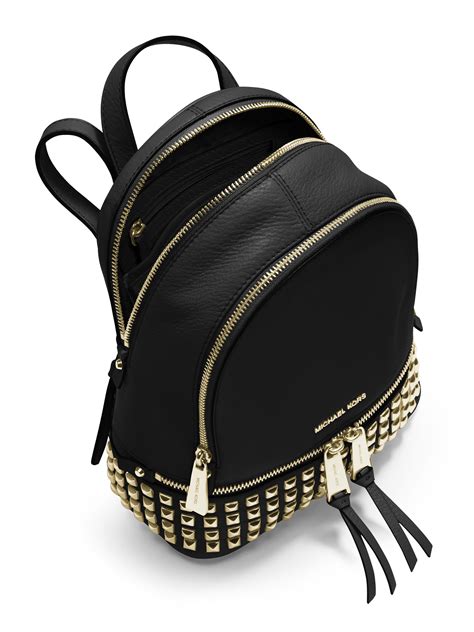 michael kors black shiny purse|michael kors mini backpack black.